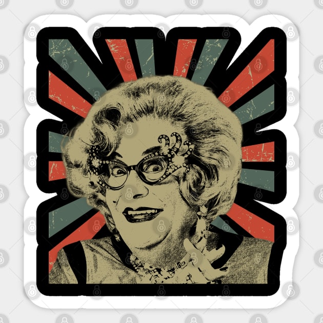 dame edna || Vintage Art Design Sticker by Setipixel